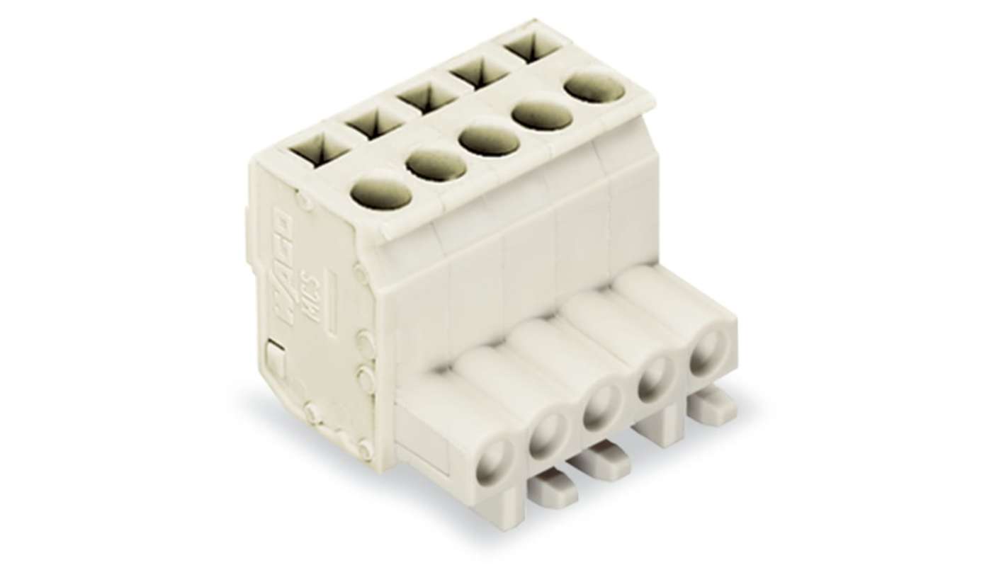 WAGO 722 Series Connector, 20P-Pole, Female, 20-Way, 14A