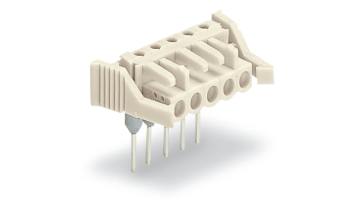 WAGO 722 Series Pluggable Connectors for Use with Rail Mount Terminal Blocks, 12A