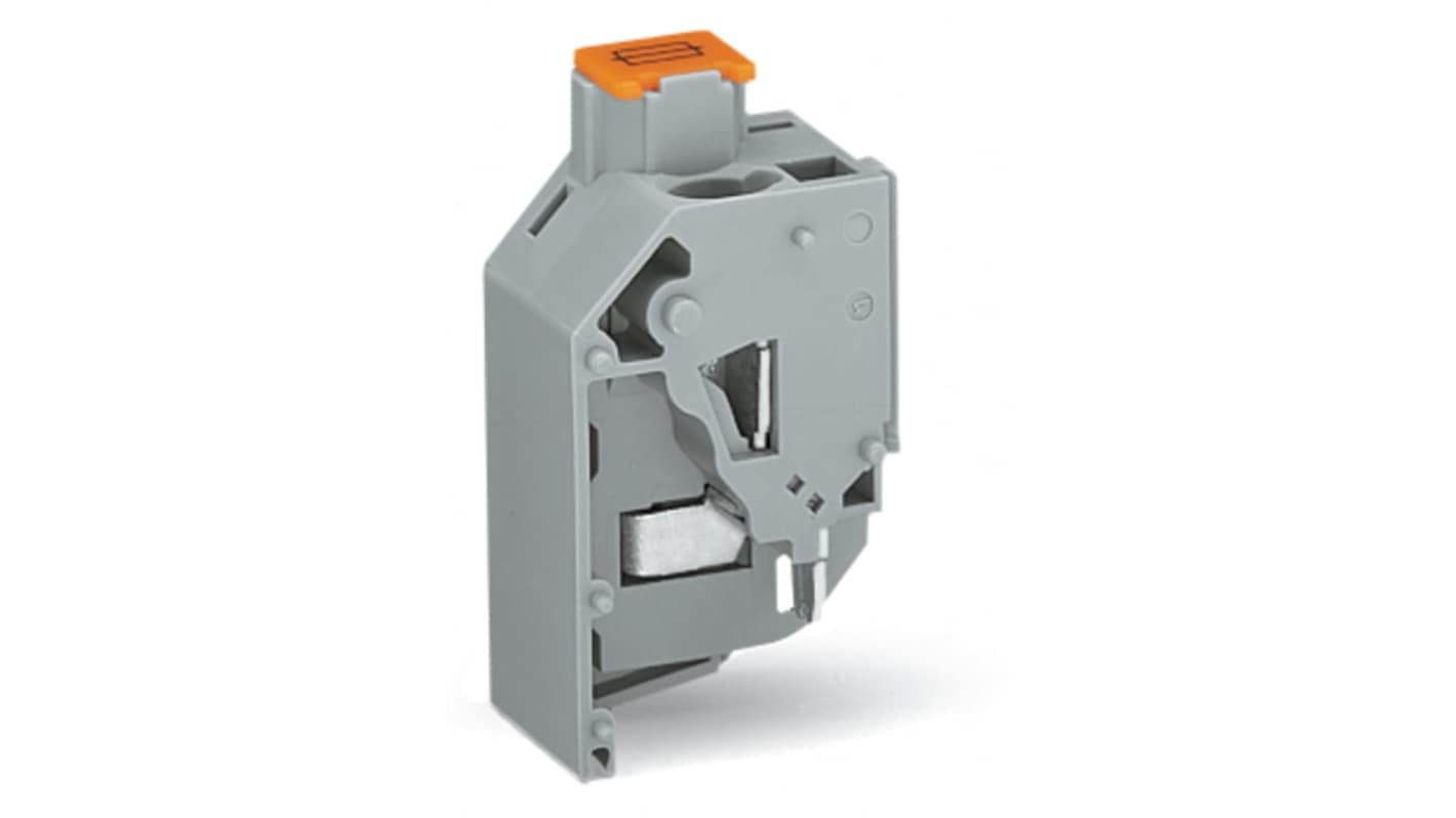 WAGO 711 Series Transformer Fuse Terminal Block for Use with Fuse 5 x 20 mm, 10A