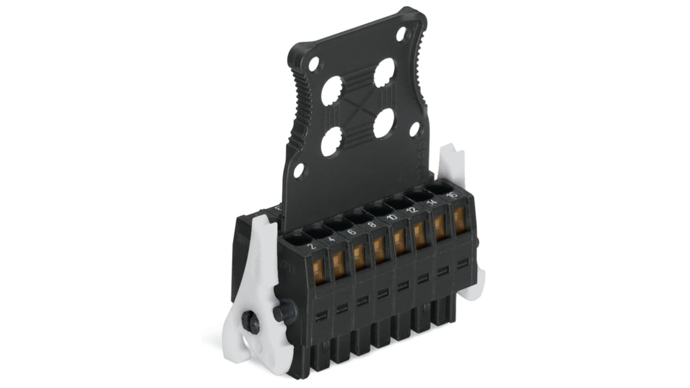 WAGO 713 Series Series Connector, 6P-Pole, Female, 6-Way, 10A