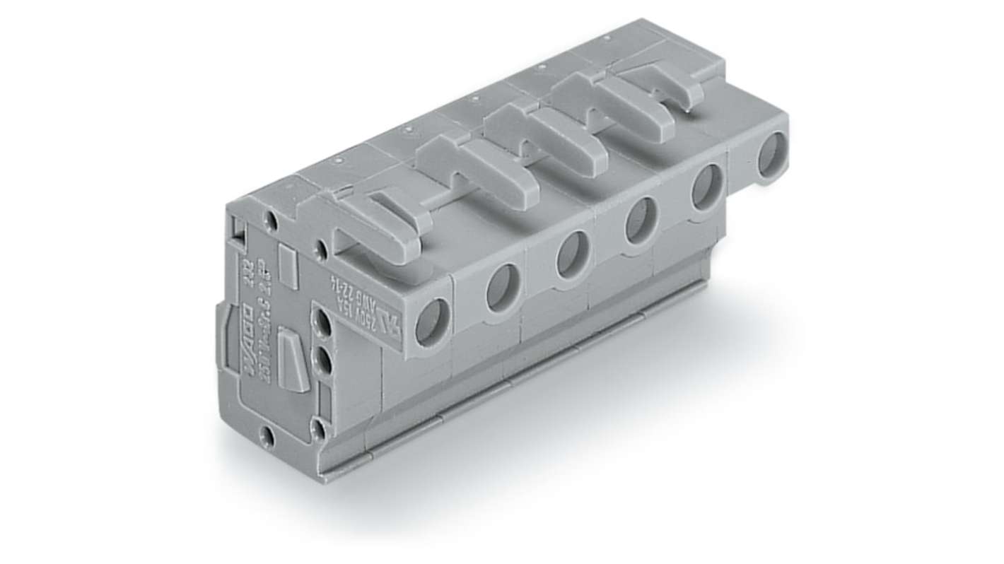 WAGO 732 Series Series Connector, 12P-Pole, Female, 12-Way, 14A
