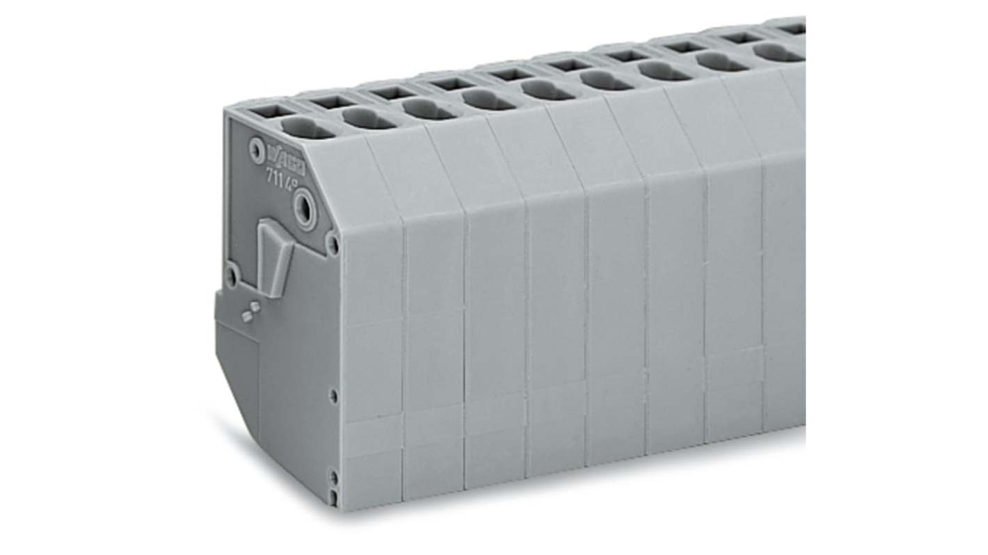 WAGO, 711, 5 Way, , Pluggable Terminal Block, Cage Clamp Termination, 711-175