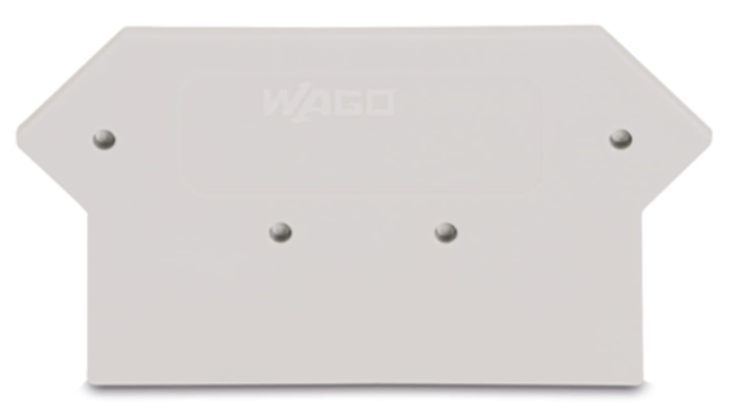 WAGO 281 Series End And Intermediate Plate for Use with Rail Mount Terminal Blocks
