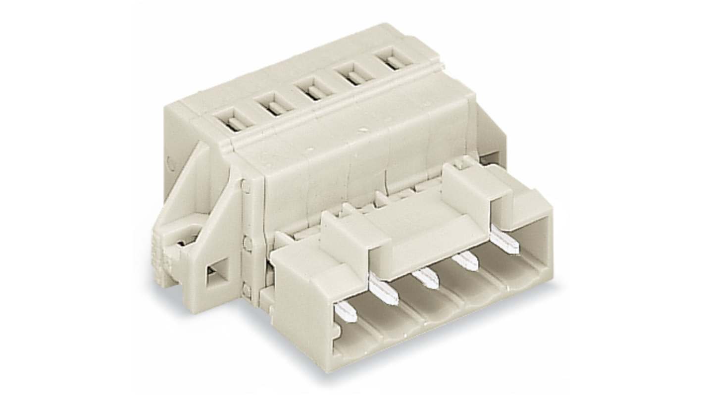 WAGO 721 Series Male Lighting Connector, 12-Pole, Male, 12-Way, Cable Mount, 12A
