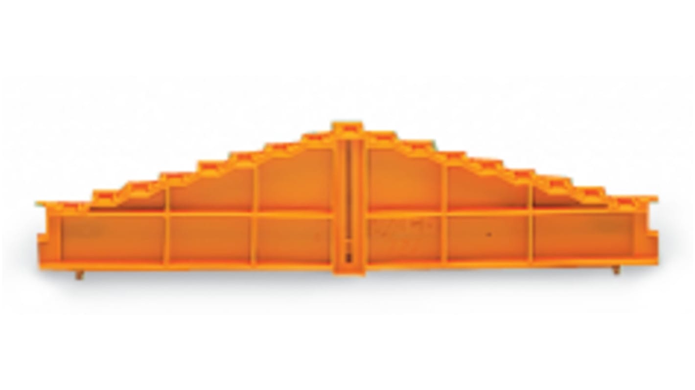 WAGO 727 Series End Plate for Use with Rail Mount Terminal Blocks