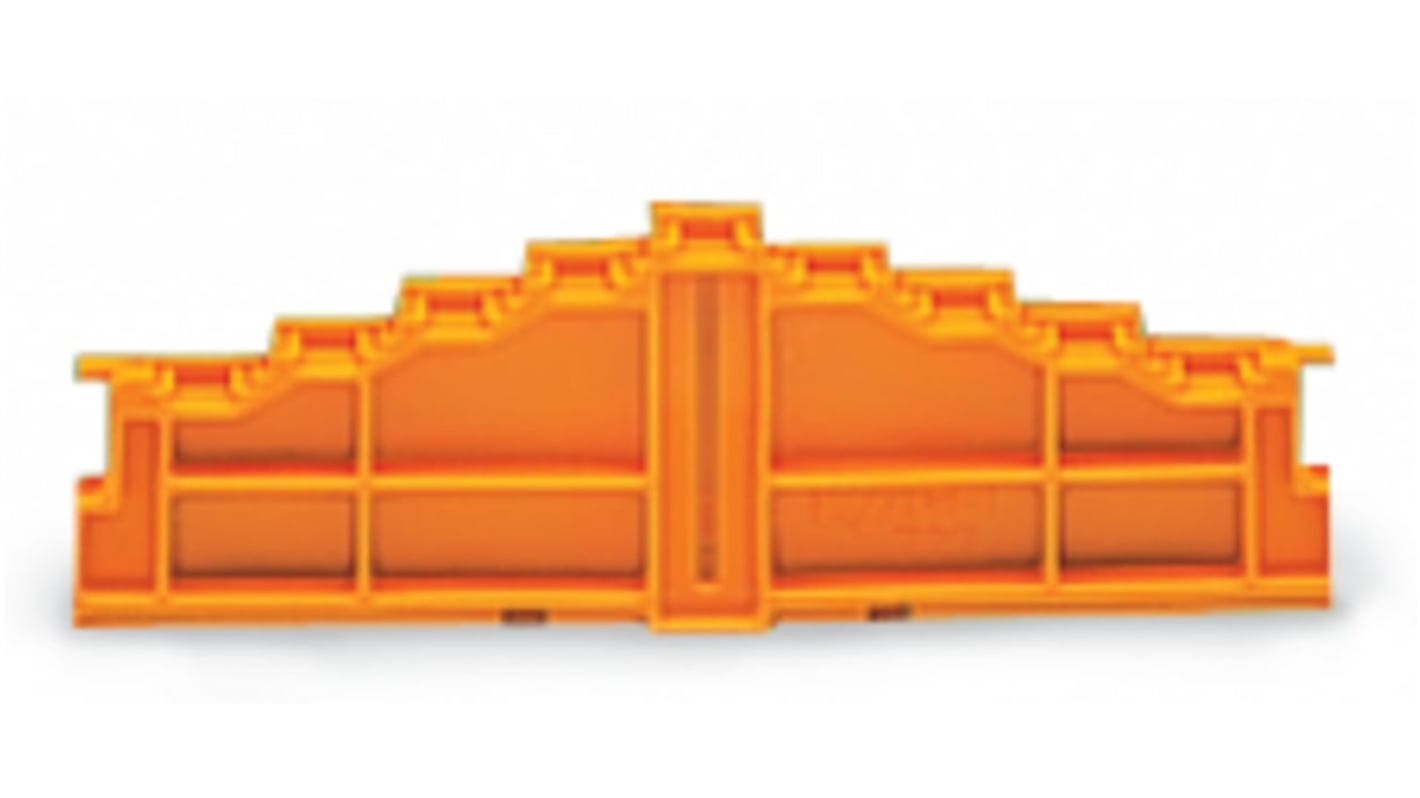 WAGO 727 Series End Plate for Use with Rail Mount Terminal Blocks