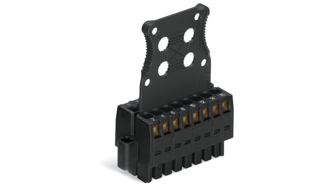WAGO 713 Series Series Connector, 12P-Pole, Female, 12-Way, 10A