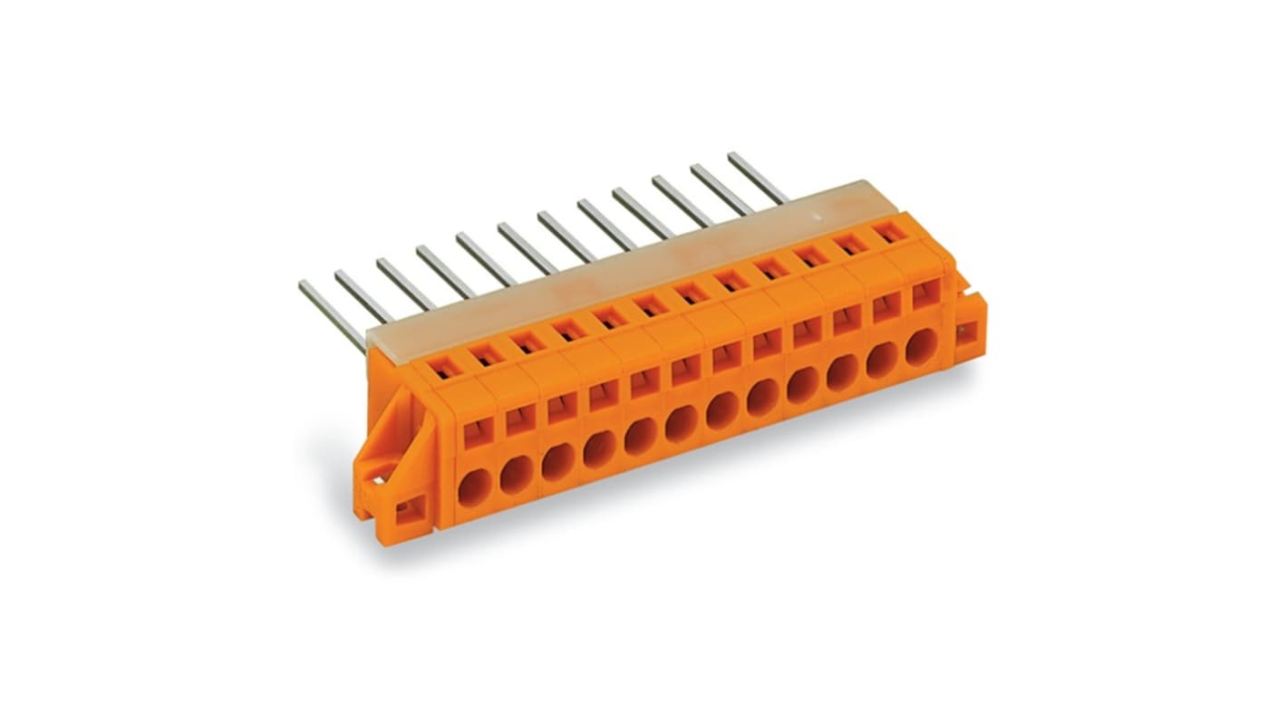WAGO Sorkapocs, 28 → 14AWG, 1, Narancs