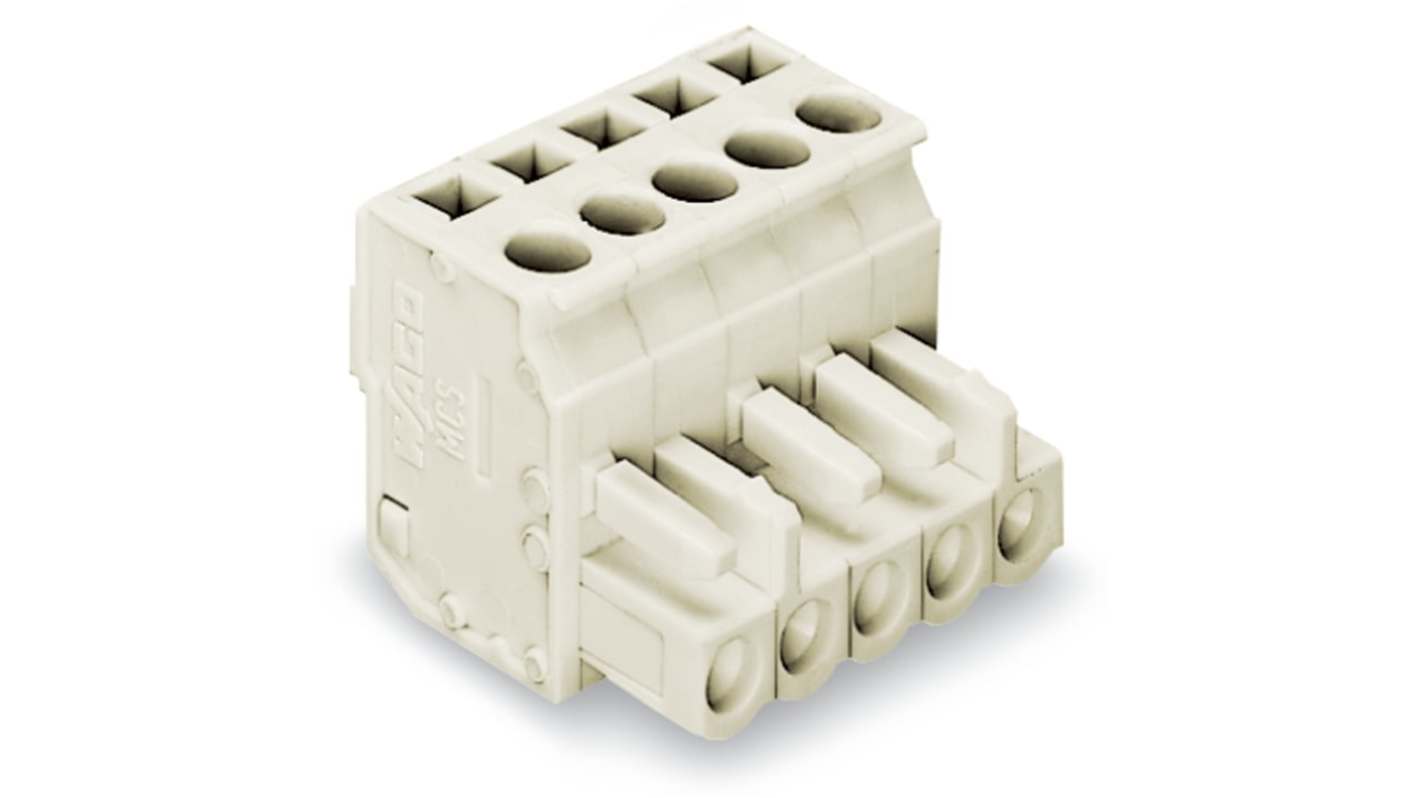 WAGO 722 Series Connector, 2P-Pole, Female, 2-Way, 14A