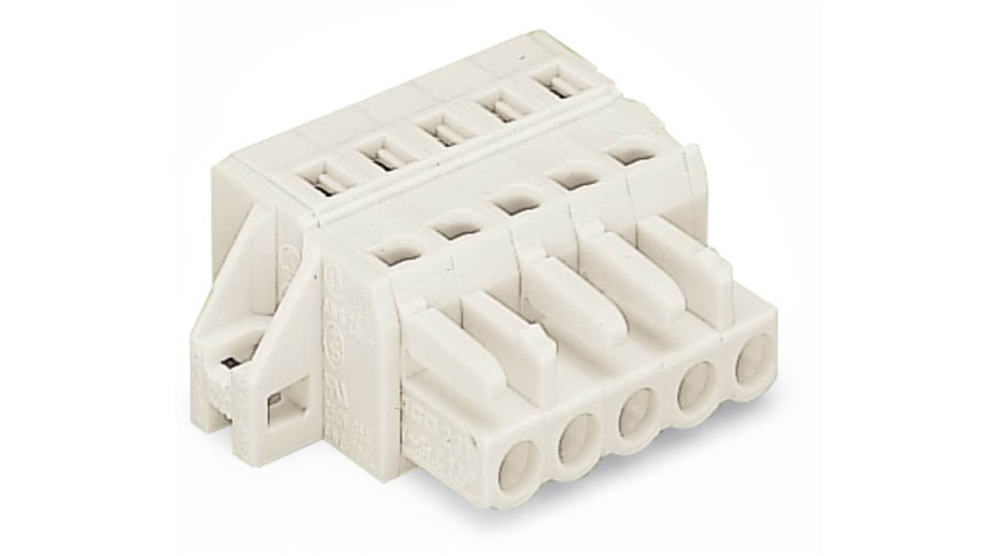 WAGO 721 Series Female Lighting Connector, 4-Pole, Female, 4-Way, Cable Mount, 16A