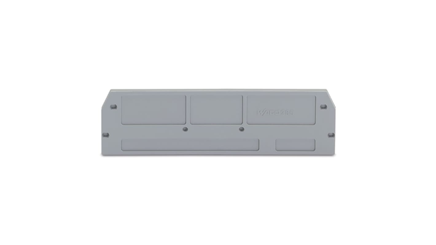 WAGO 280 Series End And Intermediate Plate for Use with Rail Mount Terminal Blocks