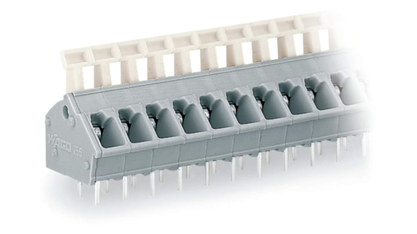 WAGO PCB连接器, 36p, 5/5.08mm间距, THT安装, 推入式端接, 256系列