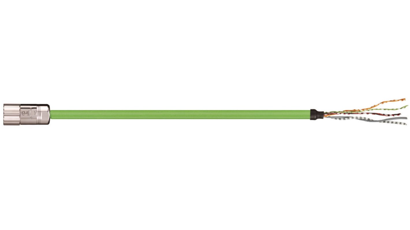 Igus Chainflex CF113.D Series Cable for Use with Allen Bradley Drive, 10m Length, 600/1000 V