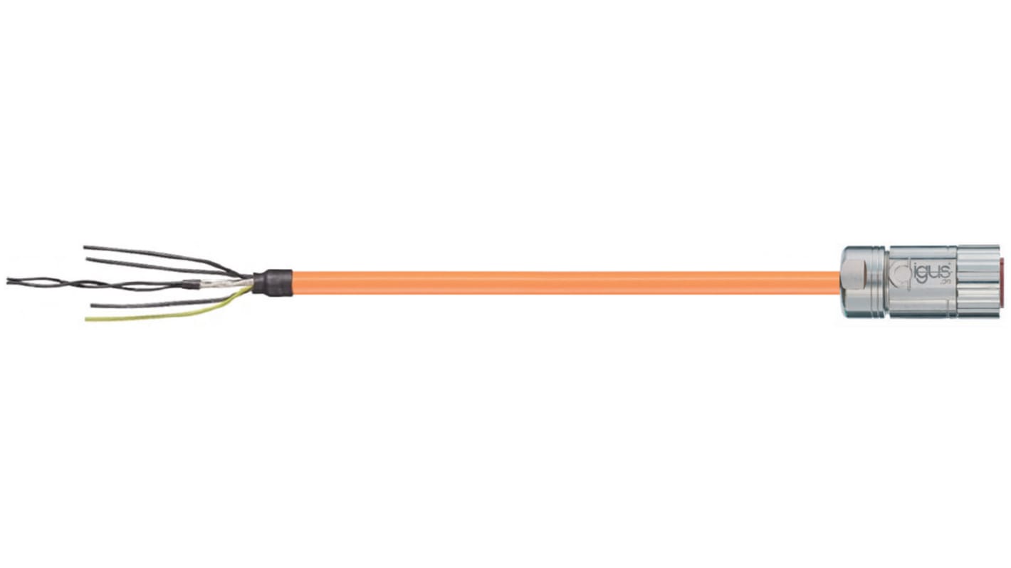 Igus Chainflex CF27.D Series Cable for Use with Allen Bradley Drive, 10m Length, 600/1000 V