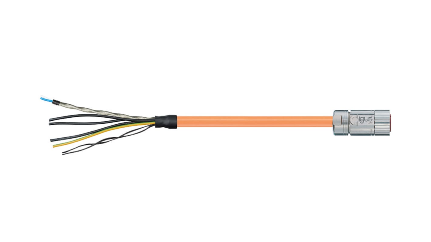 Igus readycable Series Cable for Use with Allen Bradley Drive, 10m Length, 600/1000 V