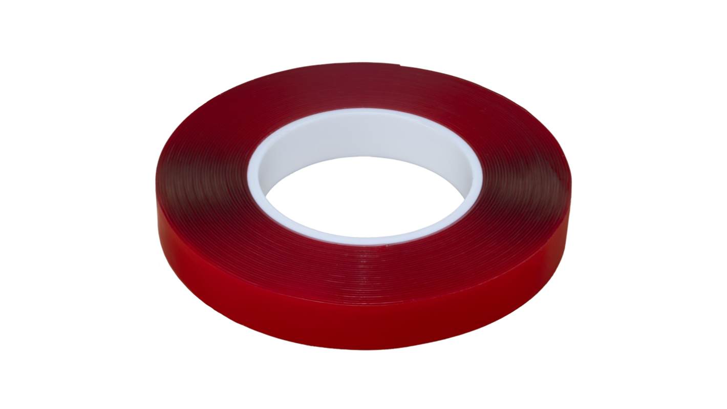 RS PRO Clear Transfer Tape Adhesive, 6mm x 11m, 1mm Thick