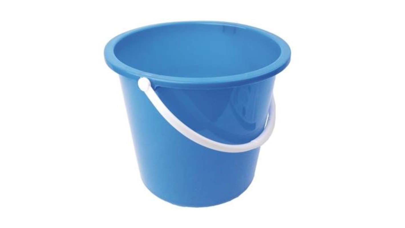 10L Plastic Blue Bucket With Handle