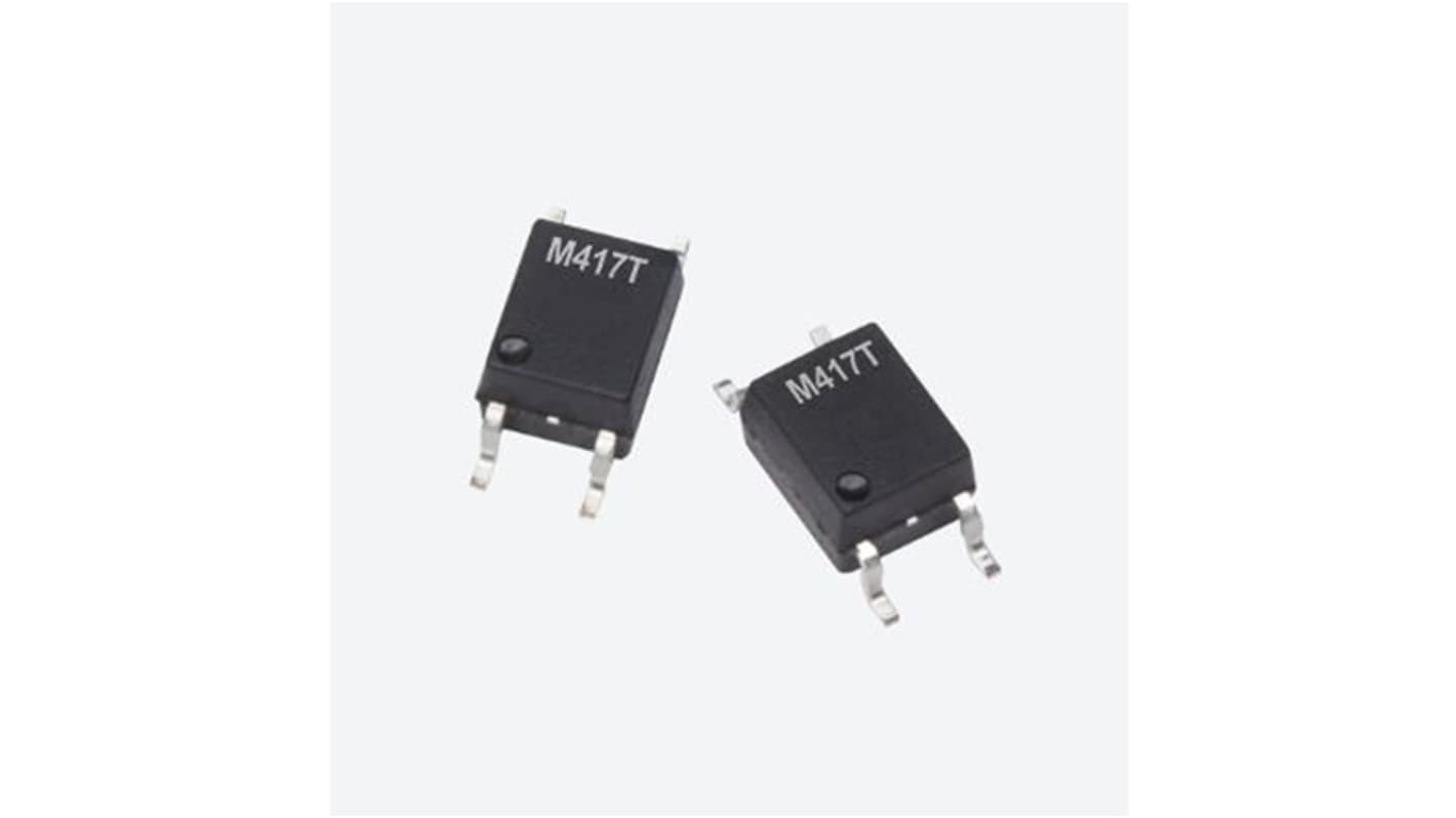 Broadcom, ACPL-M417T-000E DC Input Transistor Output Optocoupler, Surface Mount, 4-Pin SO4