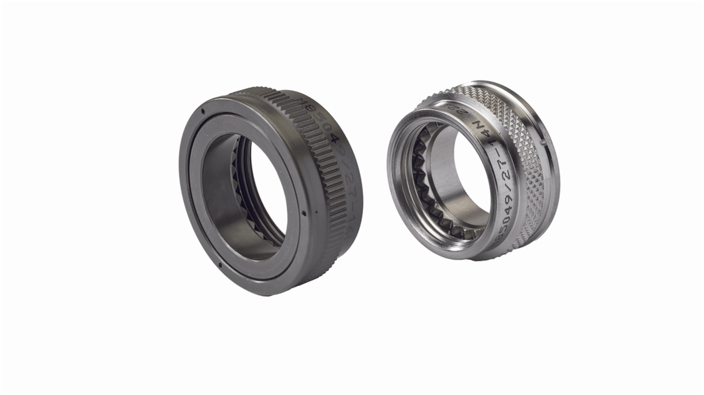 Amphenol Limited Silver E-Nut, Shell Size 16 for use with MI-DTL-38999 Series I And II, MIL-DTL-27599