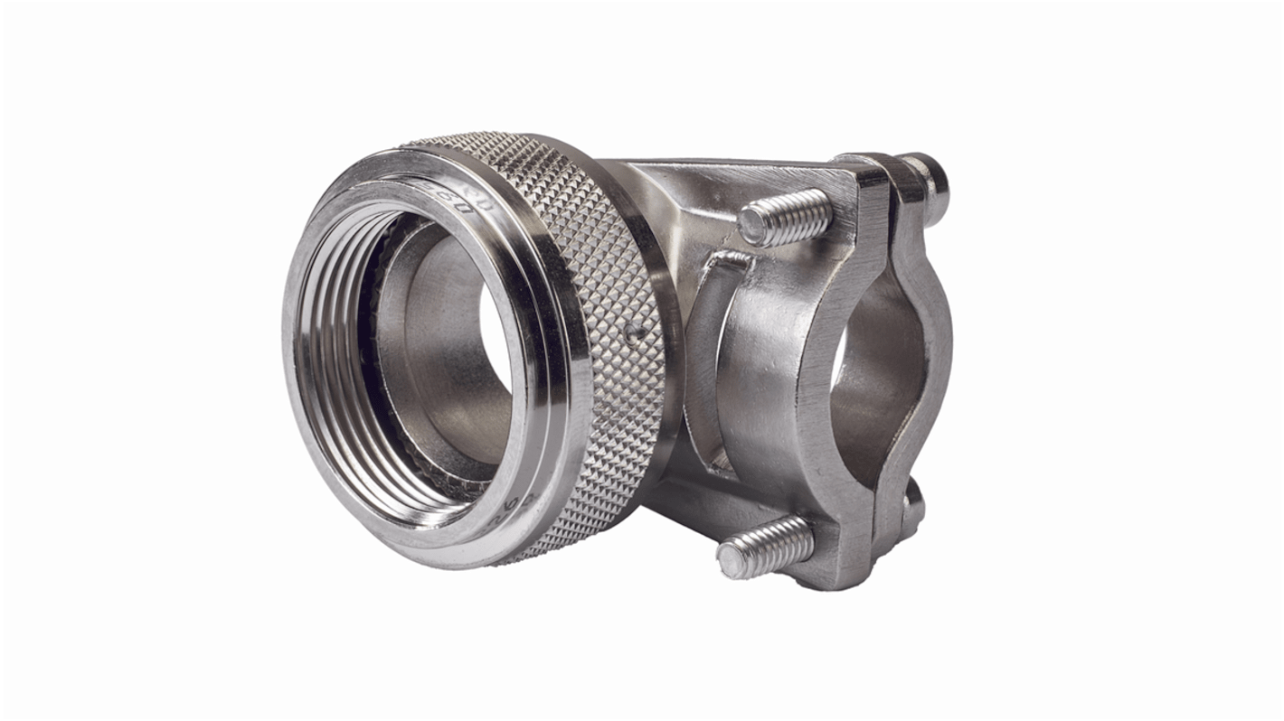 Amphenol Limited Silver Strain Relief Clamp, Shell Size 10 for use with AS50151 Series AS34001 Crimp, MIL-DTL-26482
