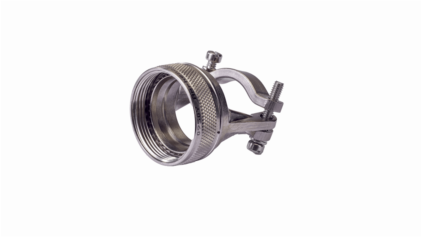 Amphenol Limited Silver Strain Relief Clamp, Shell Size 8 for use with AS50151 Series AS34001 Crimp, MIL-DTL-26482