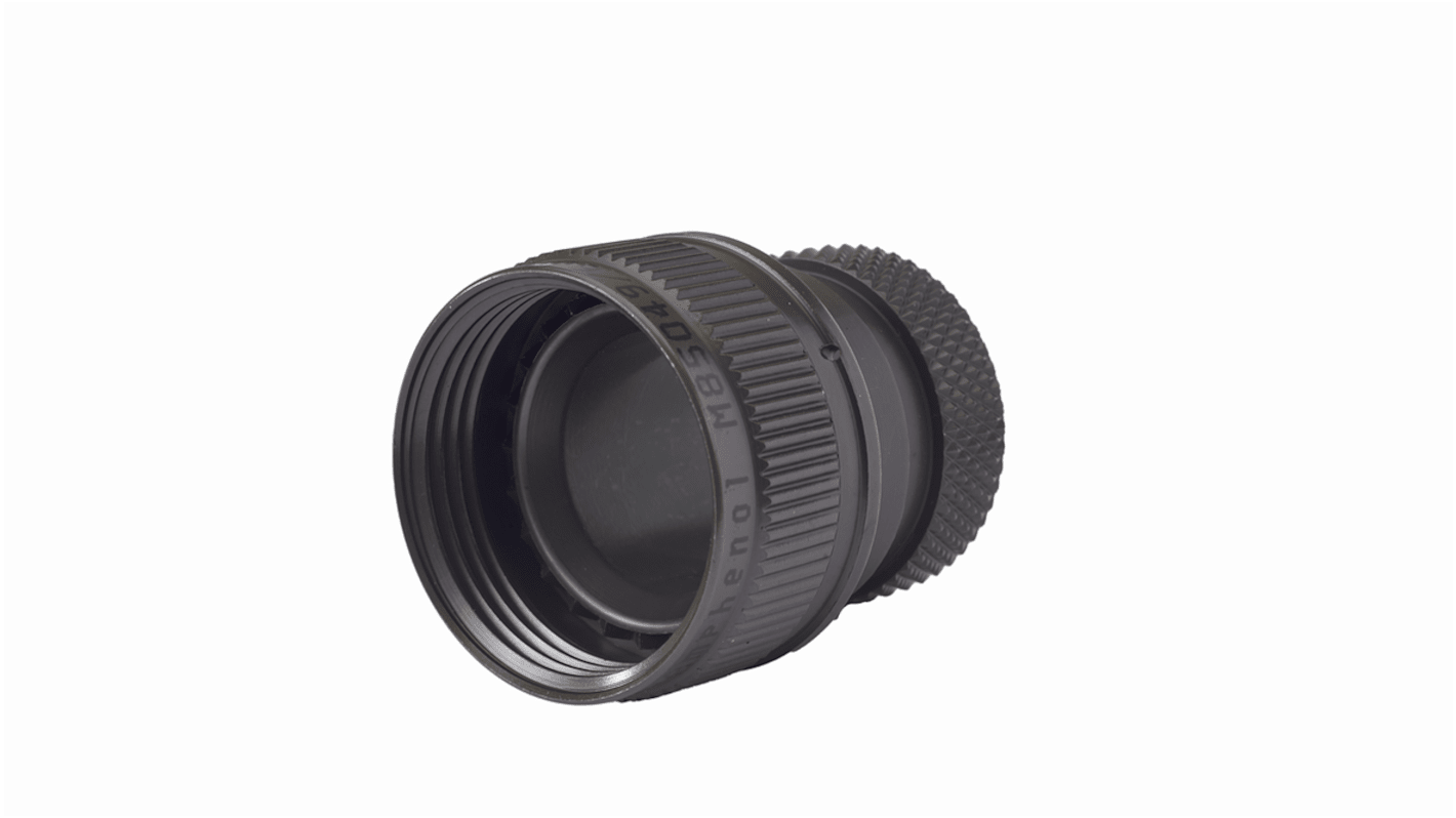 Amphenol Limited Dark Grey Shrink Boot Adapter, Shell Size 10 for use with 40M39569, AS34001, AS50151 Series, AS81703