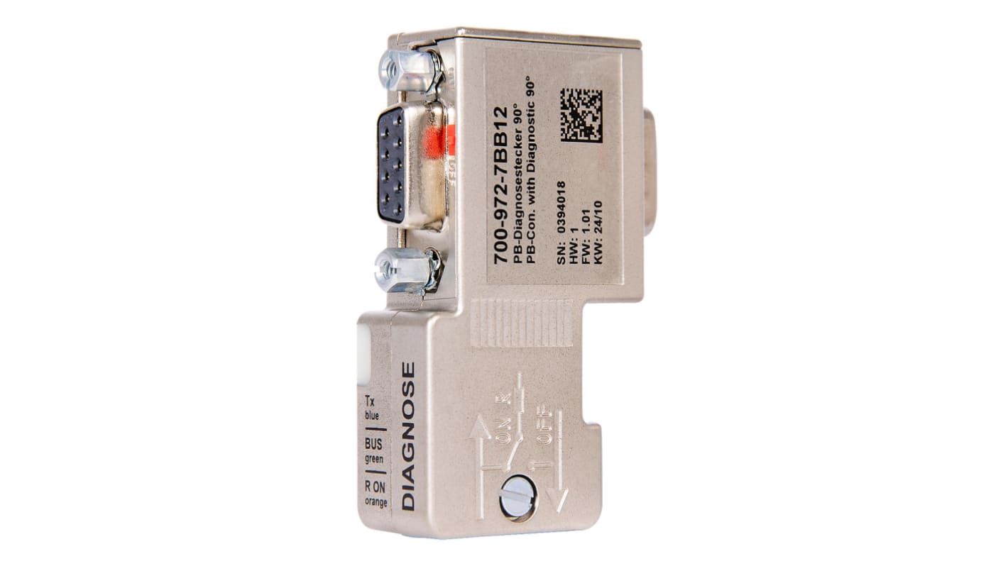 Helmholz GmbH & Co. KG 972-7BB Series BUS Connector for Use with Fieldbus Application