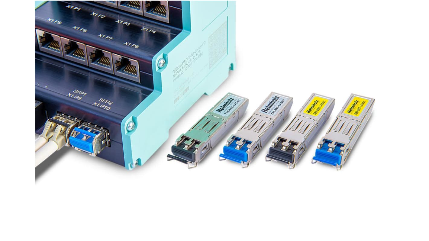 Helmholz GmbH & Co. KG LC Multi Mode SFP Transceiver Module, Half/Full Duplex, 1000Mbit/s