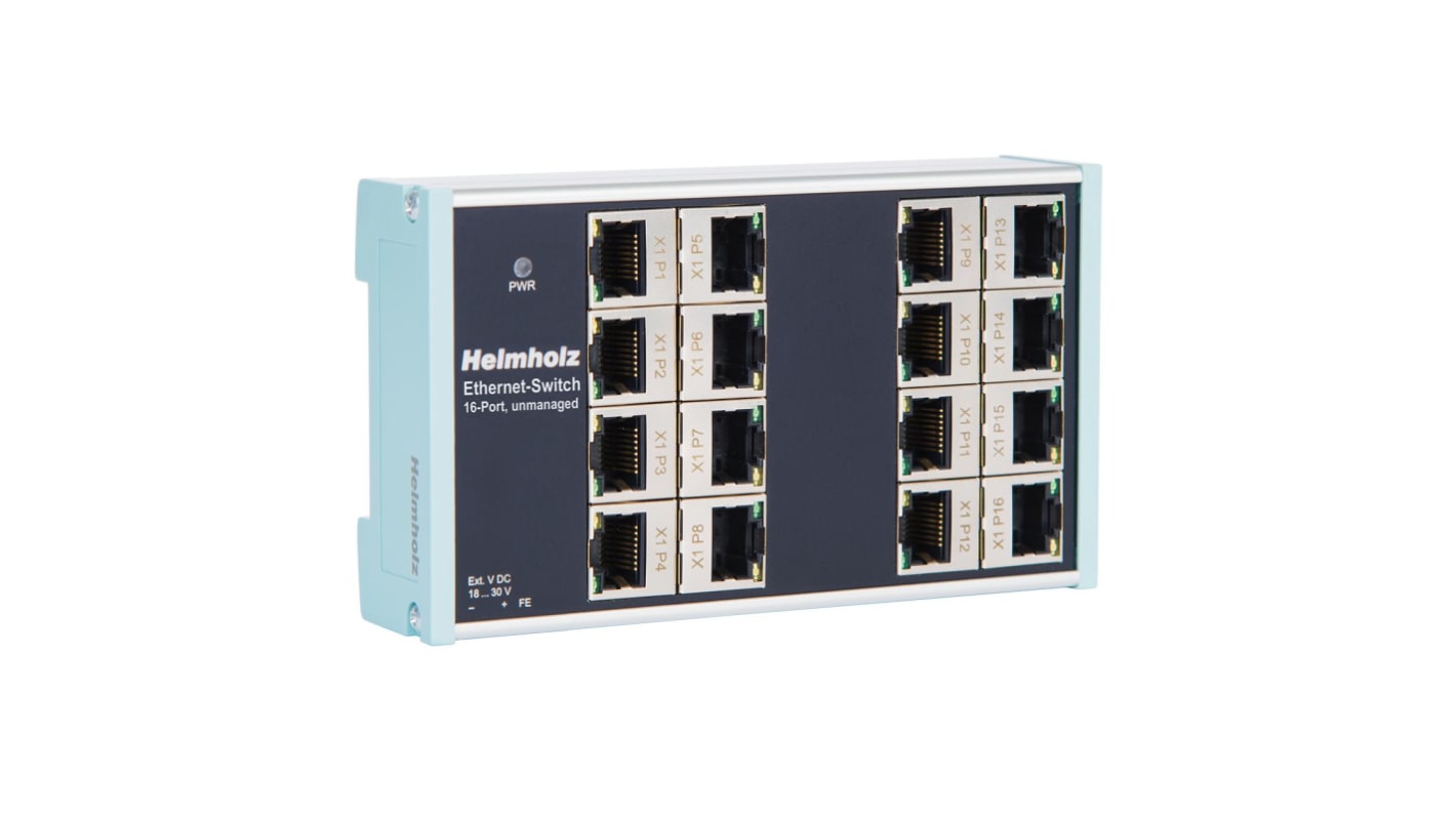 Helmholz GmbH Co KG 700 841 16S01 Unmanaged 16 Port Ethernet Switch