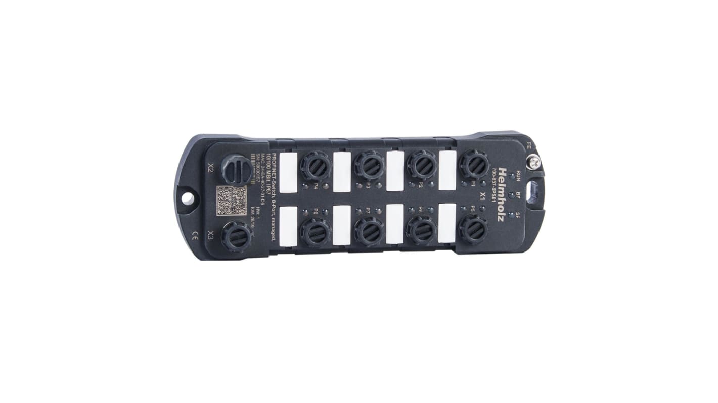 Helmholz GmbH & Co. KG 700-857-8PS01, Managed 8 Port Ethernet Switch