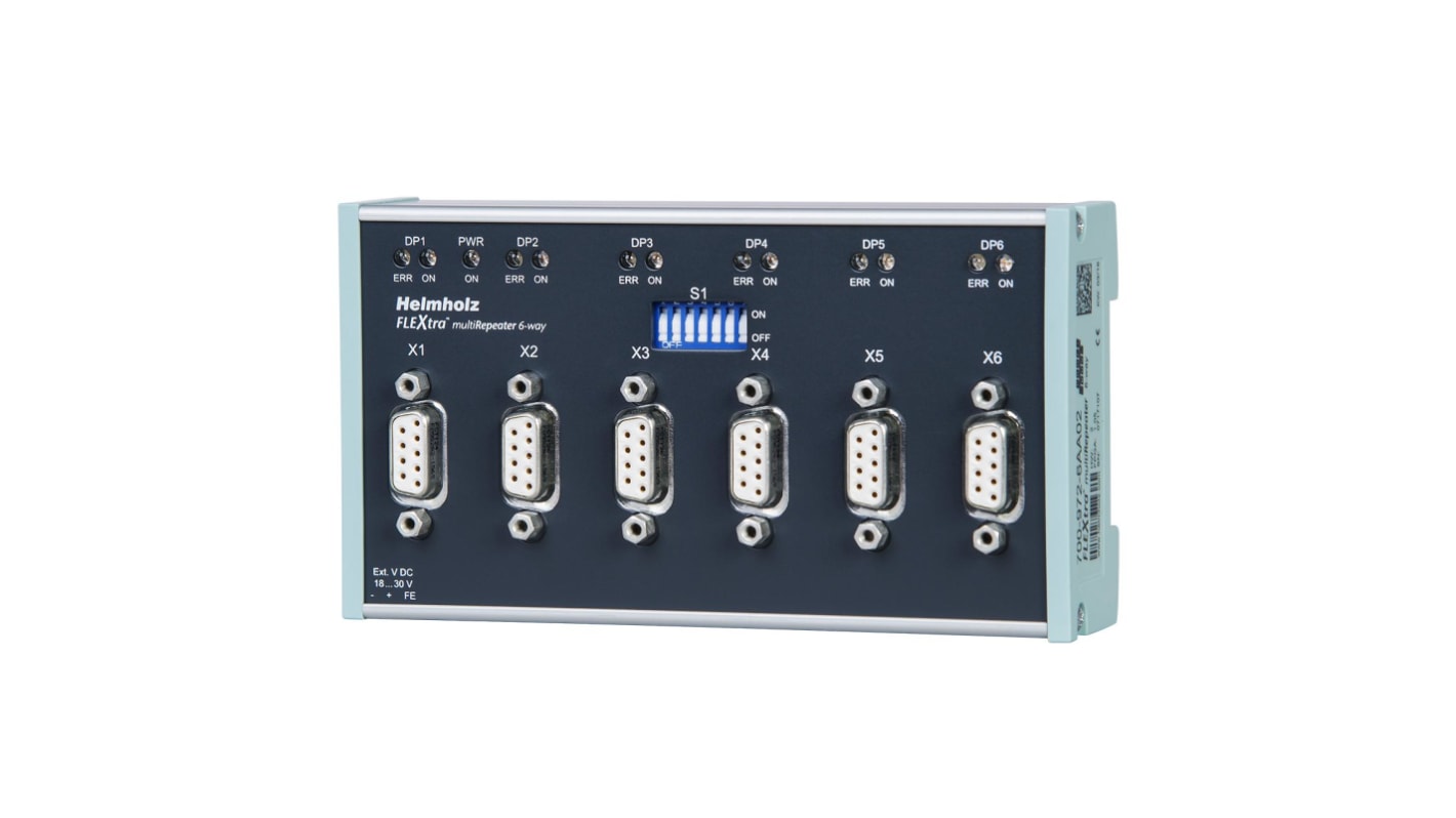 Helmholz GmbH & Co. KG 972-6AA Series BUS Connector for Use with PROFIBUS Connectors, Voltage, 24 V