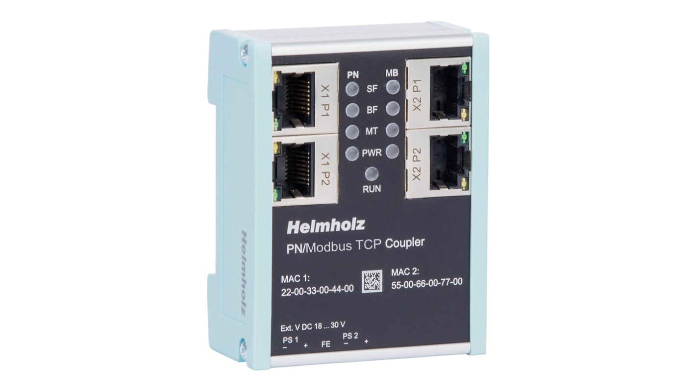 Helmholz GmbH & Co. KG 159-3MB Series 2-Port RJ45 PN/ModbusTCP