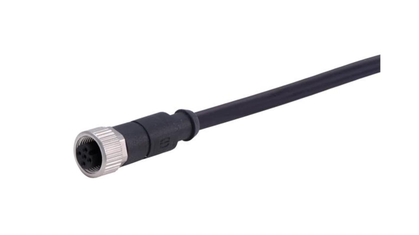 HARTING Straight Female 4 way M12 to Actuator/Sensor Cable, 10m