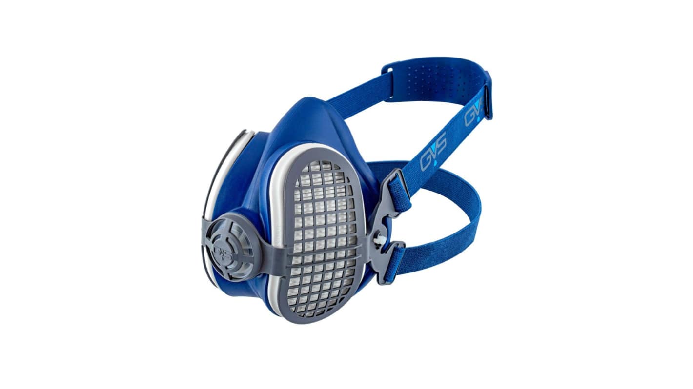 Semimaschera GVS col. Blu, Taglia M/L, Mezza maschera, Include filtri di ricambio
