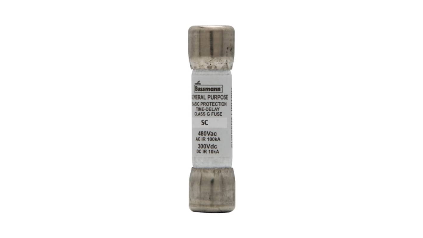 Fusibile a cartuccia Eaton, 30A, Ø 0.41 x 0.41poll, T, 300 V dc, 480 V ac