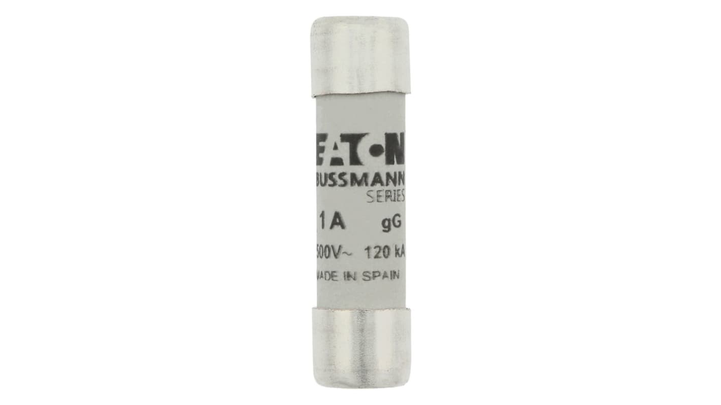 Fusibile a cartuccia Eaton, 1A, Ø 10 x 38mm, gG/gL, 500V