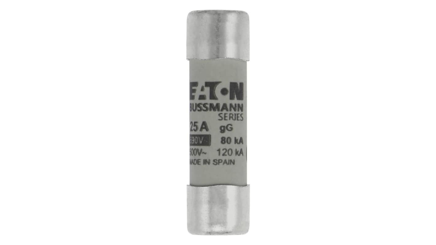 Eaton 25A gG/gL Cartridge Fuse, 14 x 51mm