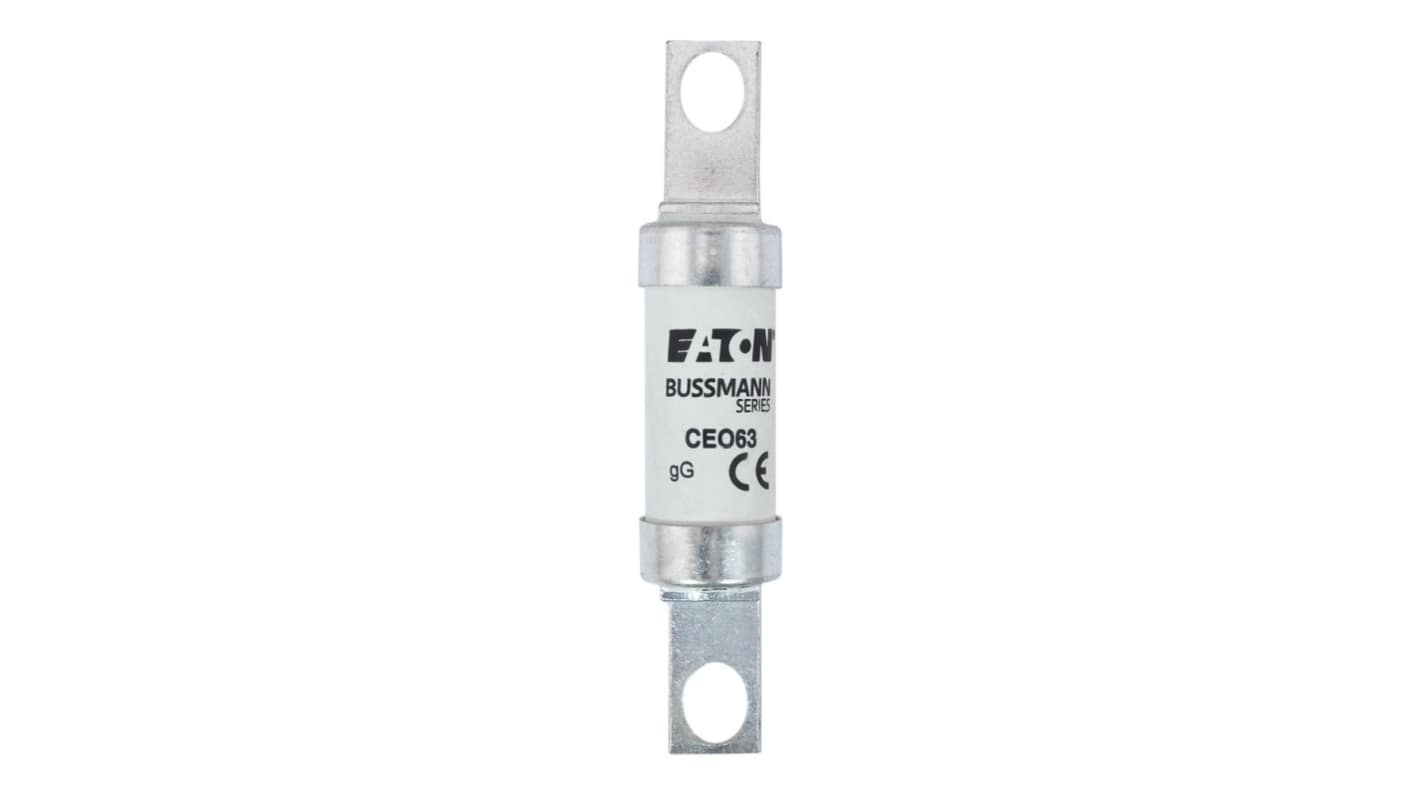 Eaton 63A Cartridge Fuse, 25 x 110mm