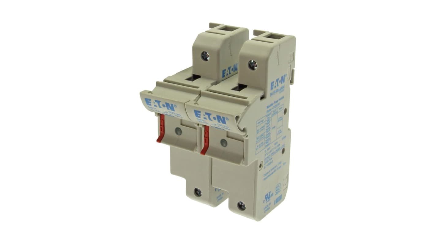 Eaton 125A Fuse Holder for 22.2 x 58mm Fuse, 2P, 700/1000V ac/dc