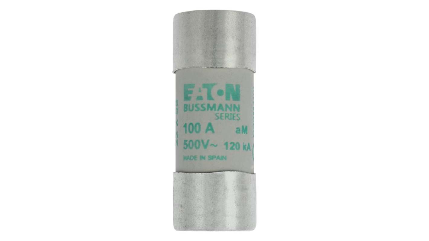 Eaton 100A Slow-Blow Cartridge Fuse, 22.2 x 58mm