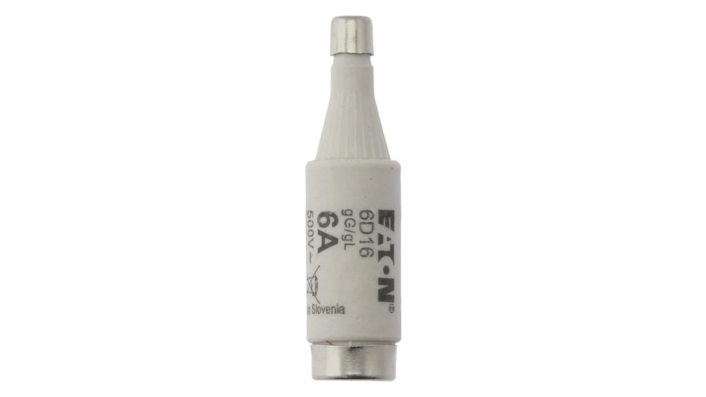 Eaton 6A Tag Fuse, 13.2 x 50mm, 500V