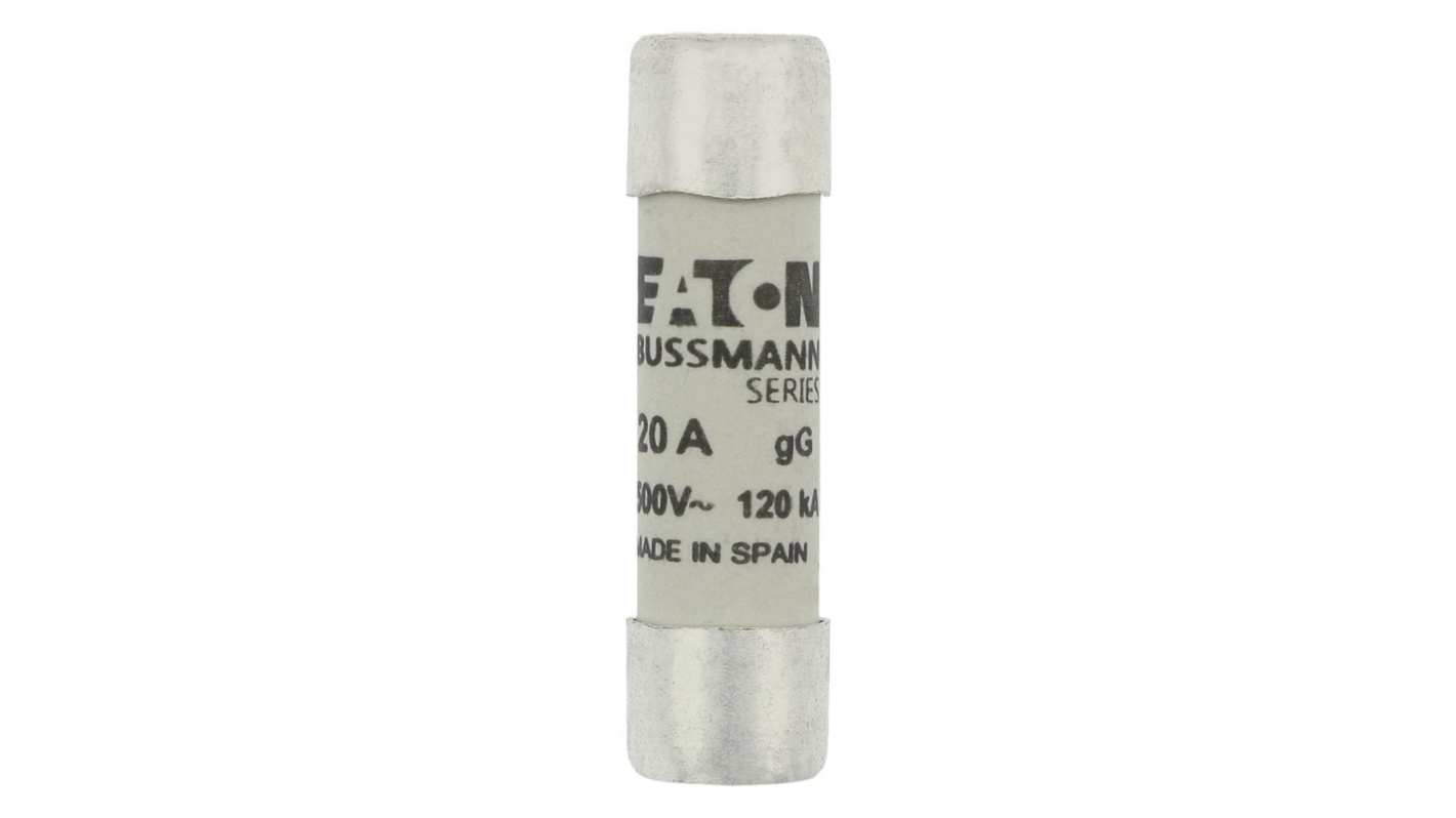 Fusibile a cartuccia Eaton, 20A, Ø 10 x 38mm, gG/gL, 500V