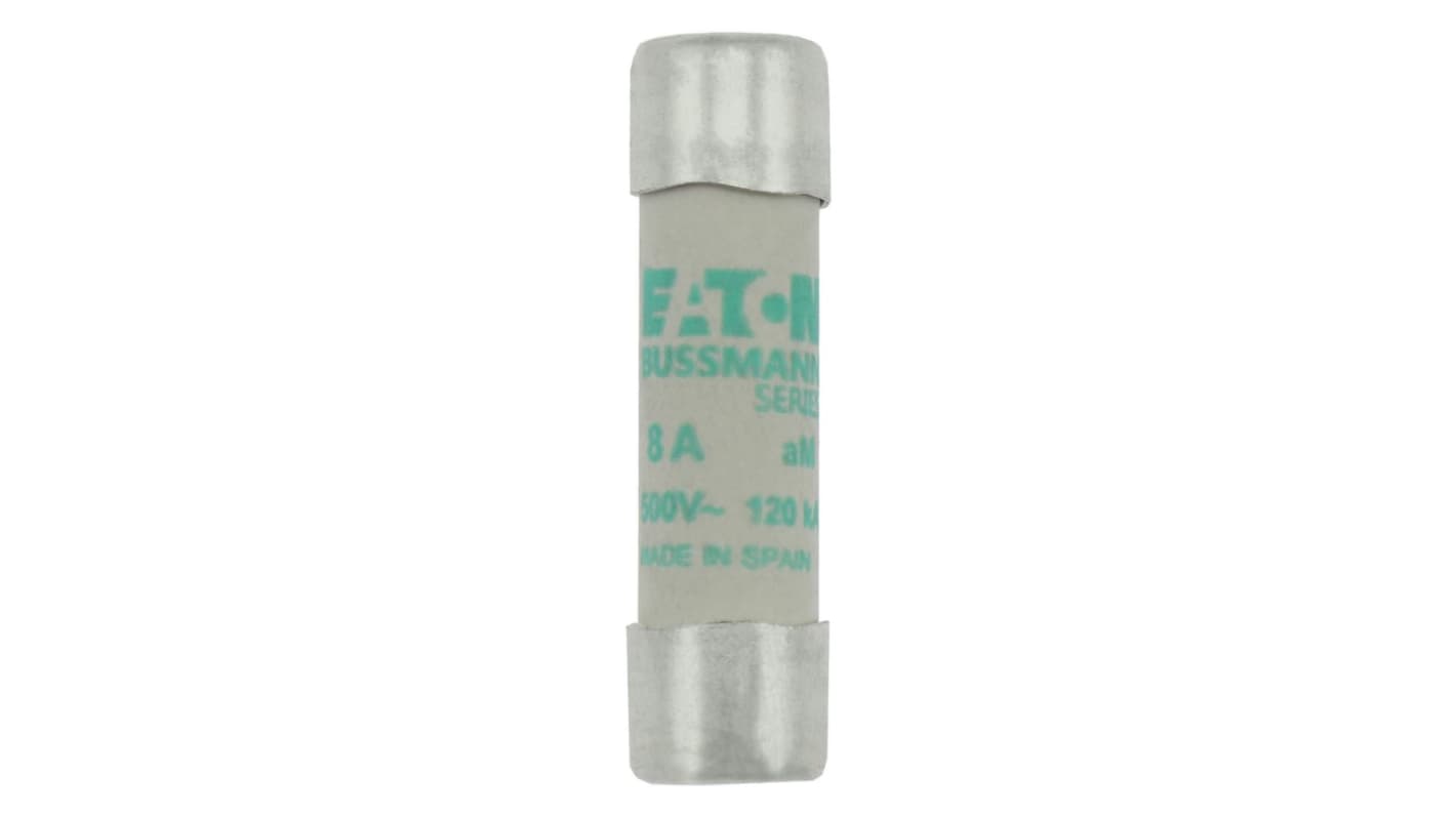 Eaton 8A Slow-Blow Cartridge Fuse, 10 x 38mm