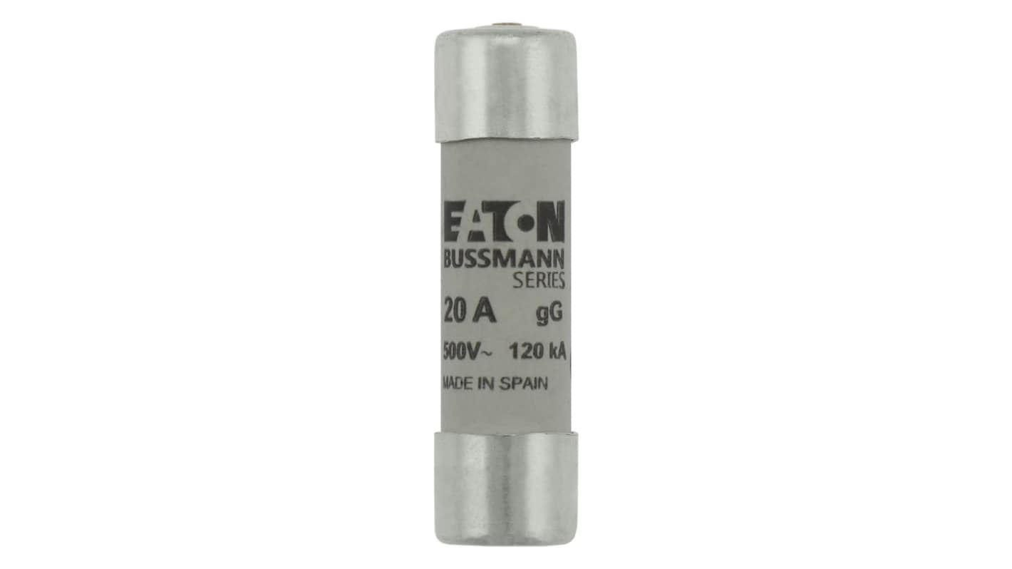 Eaton 20A Cartridge Fuses, 14 x 51mm