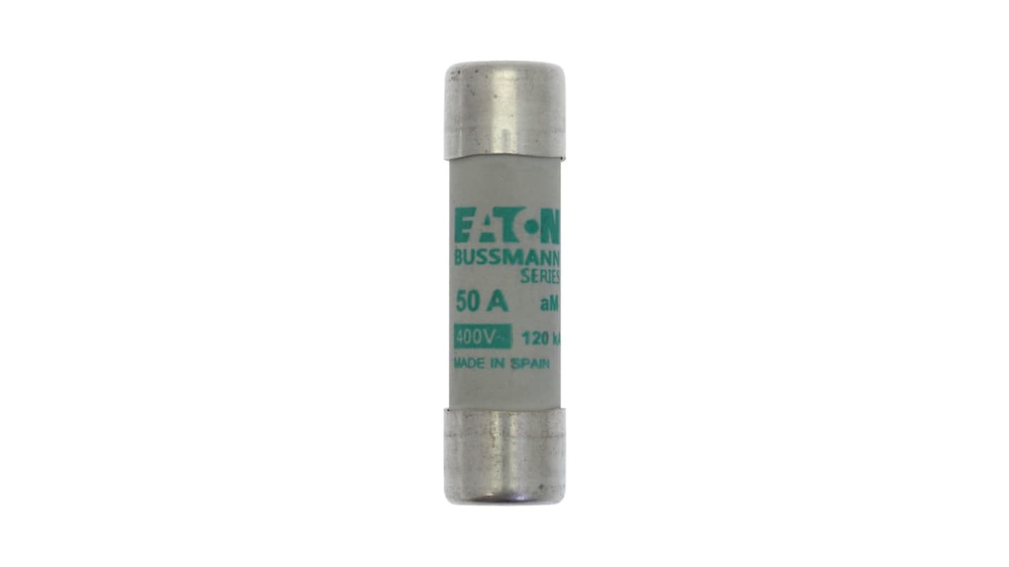 Eaton 50A Cartridge Fuses, 14 x 51mm