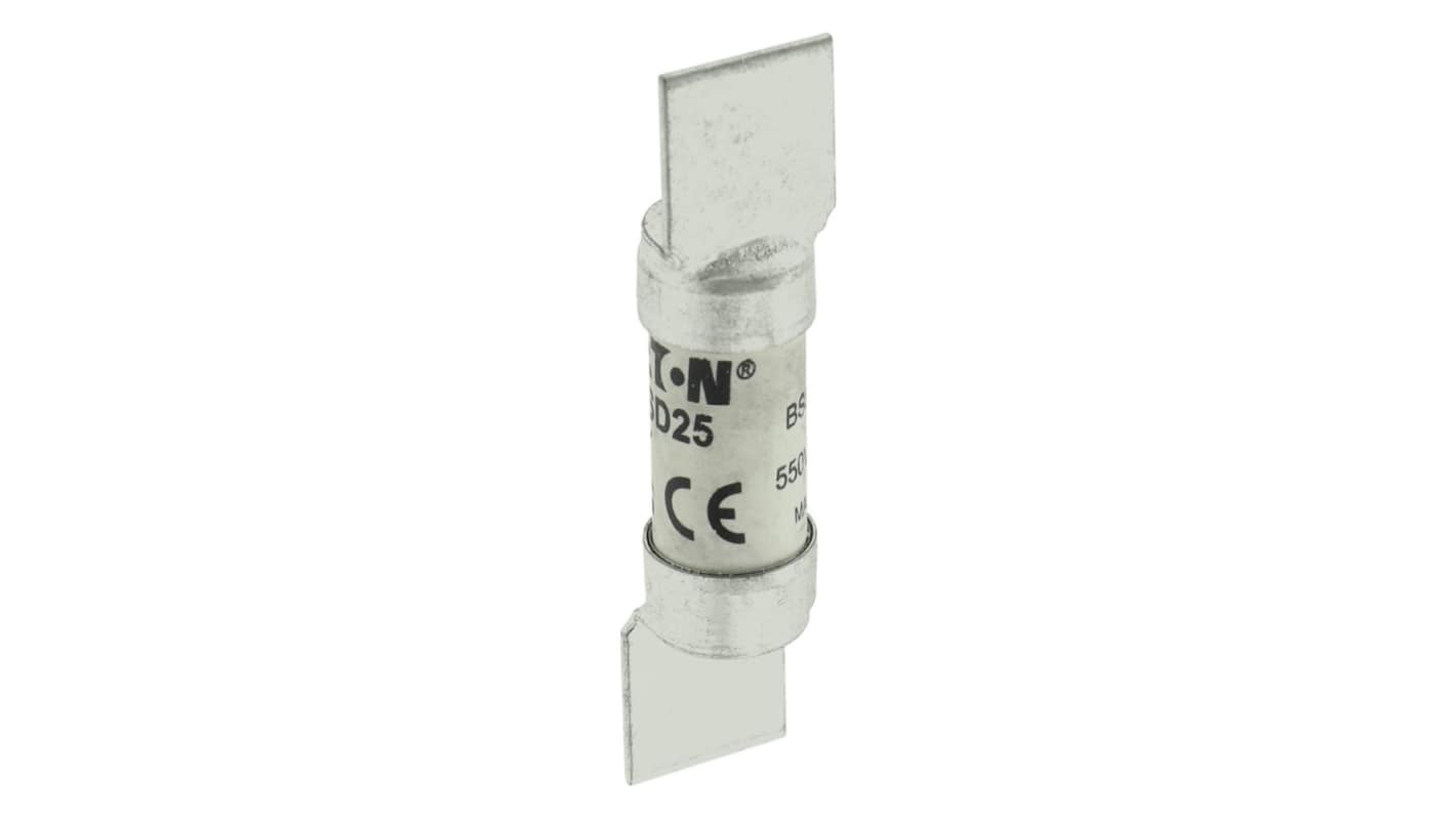 Eaton 25A Tag Fuse, 14 x 68mm, 550000V