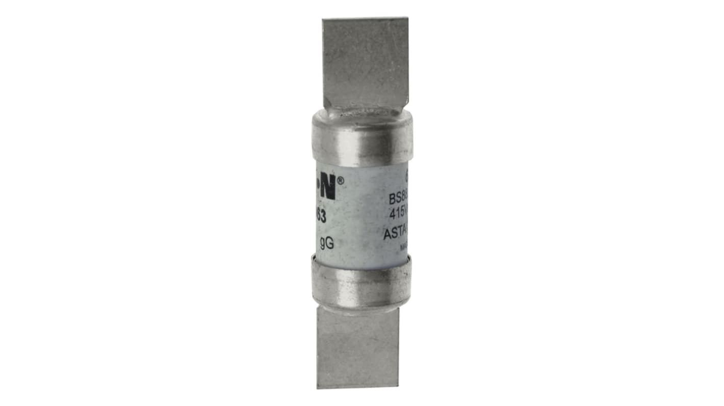 Eaton 63A Tag Fuse, 18 x 68mm, 415V