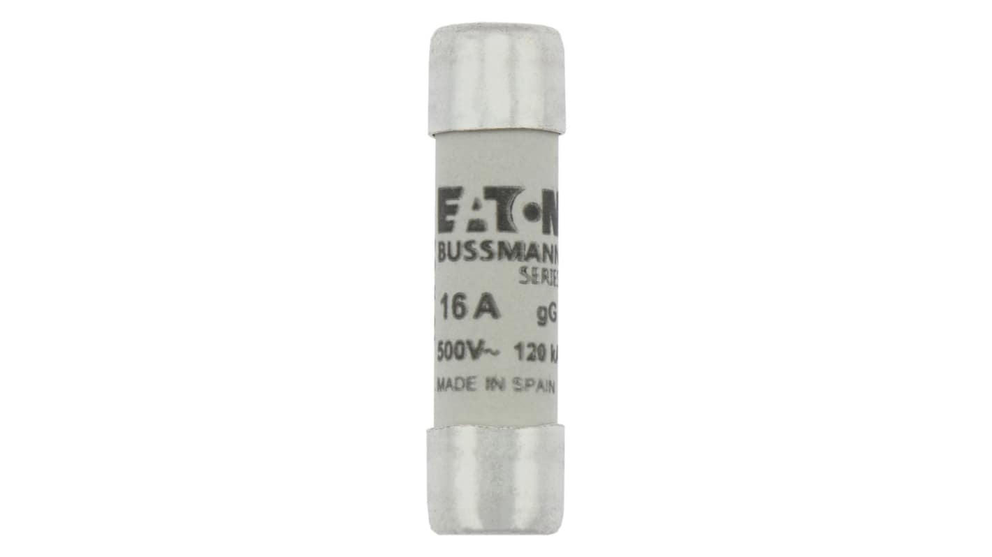 Fusibile a cartuccia Eaton, 16A, Ø 10 x 38mm, gG/gL, 500V