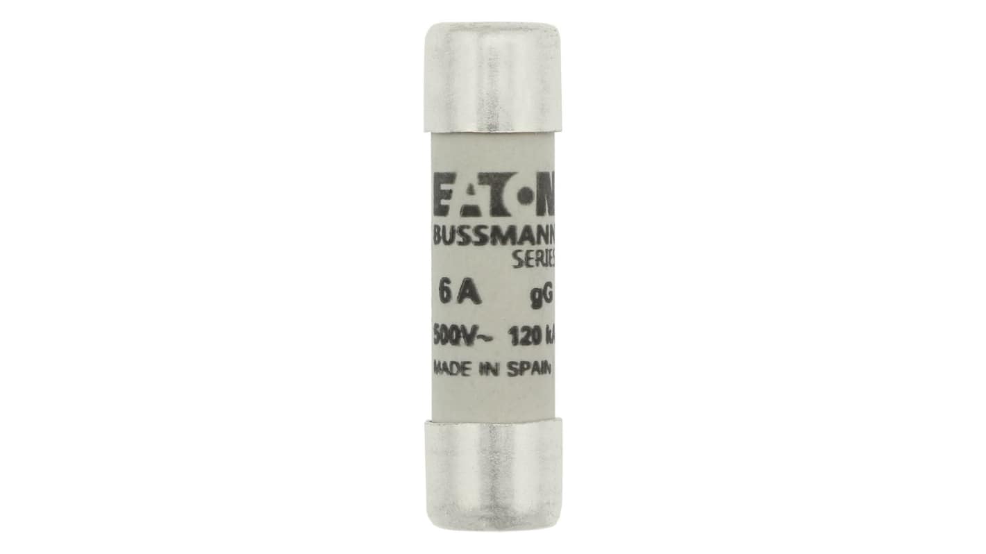 Fusibile a cartuccia Eaton, 6A, Ø 10 x 38mm, gG/gL, 500V