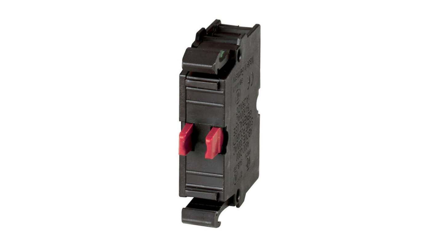 Eaton M22 Series Push Button, Spring Return, 50mm Cutout, 1 NO, Green LED, IP67